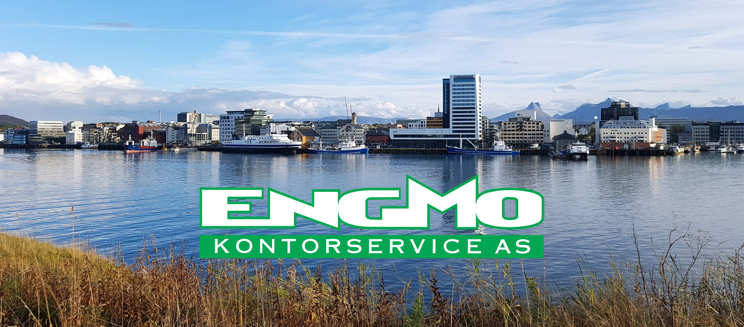 Utsikt over Bodø sentrum og havnen